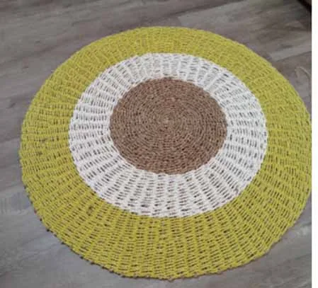 DESROCH DECOR KATI BEAUTIFUL NATURAL ROUND MAT