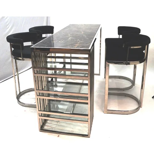 Bar Table W/Marble Top