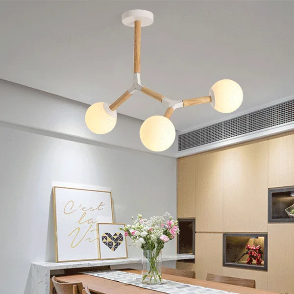 ELMARK JANE CEILING LAMP 3XE27 WHITE