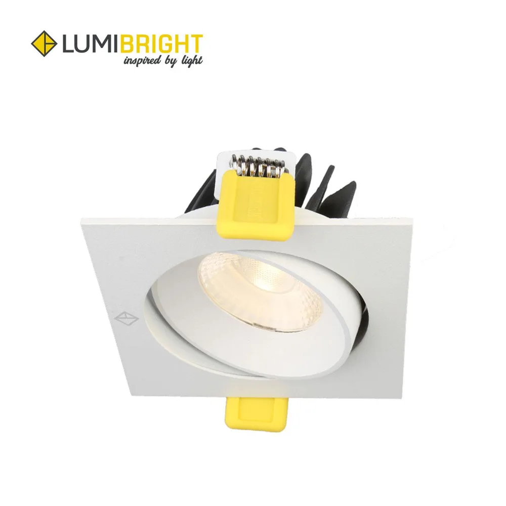 LUMIBRIGHT GRAIN 10W 3000K BLACK SPOT LIGHT IP44