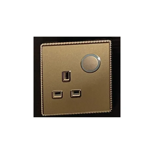 LEXA 13A GOLDEN SWITCH SOCKET
