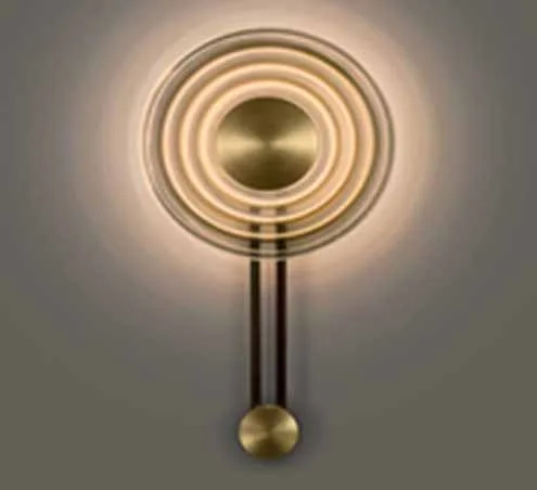 DESROCH DECORATIVE WALL LIGHT METROPOLITAN 5W IRON GLASS WALL LAMP