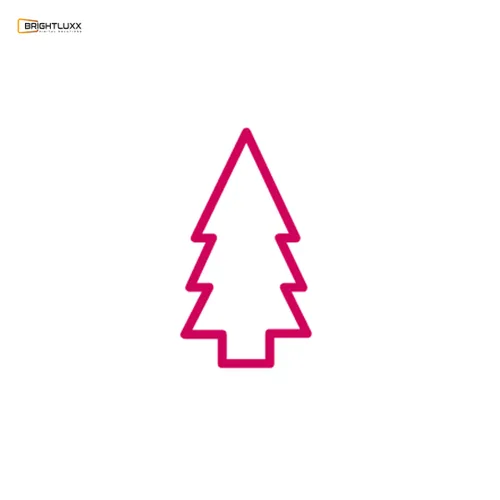 BRIGHTLUXX SYMBOL SIGN PINK NEON SIGN