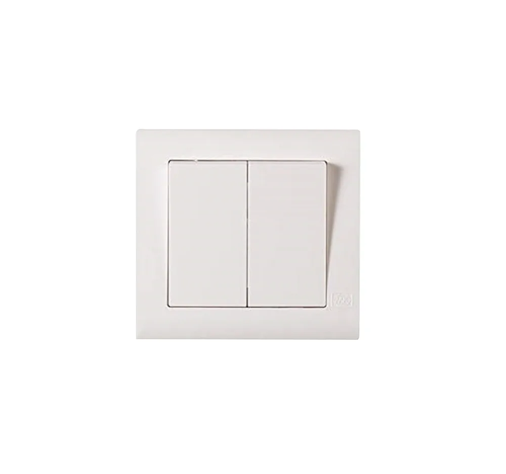 2GANG 2WAY SWITCH W/R-MK ESSENTIAL MKMV4782WHI