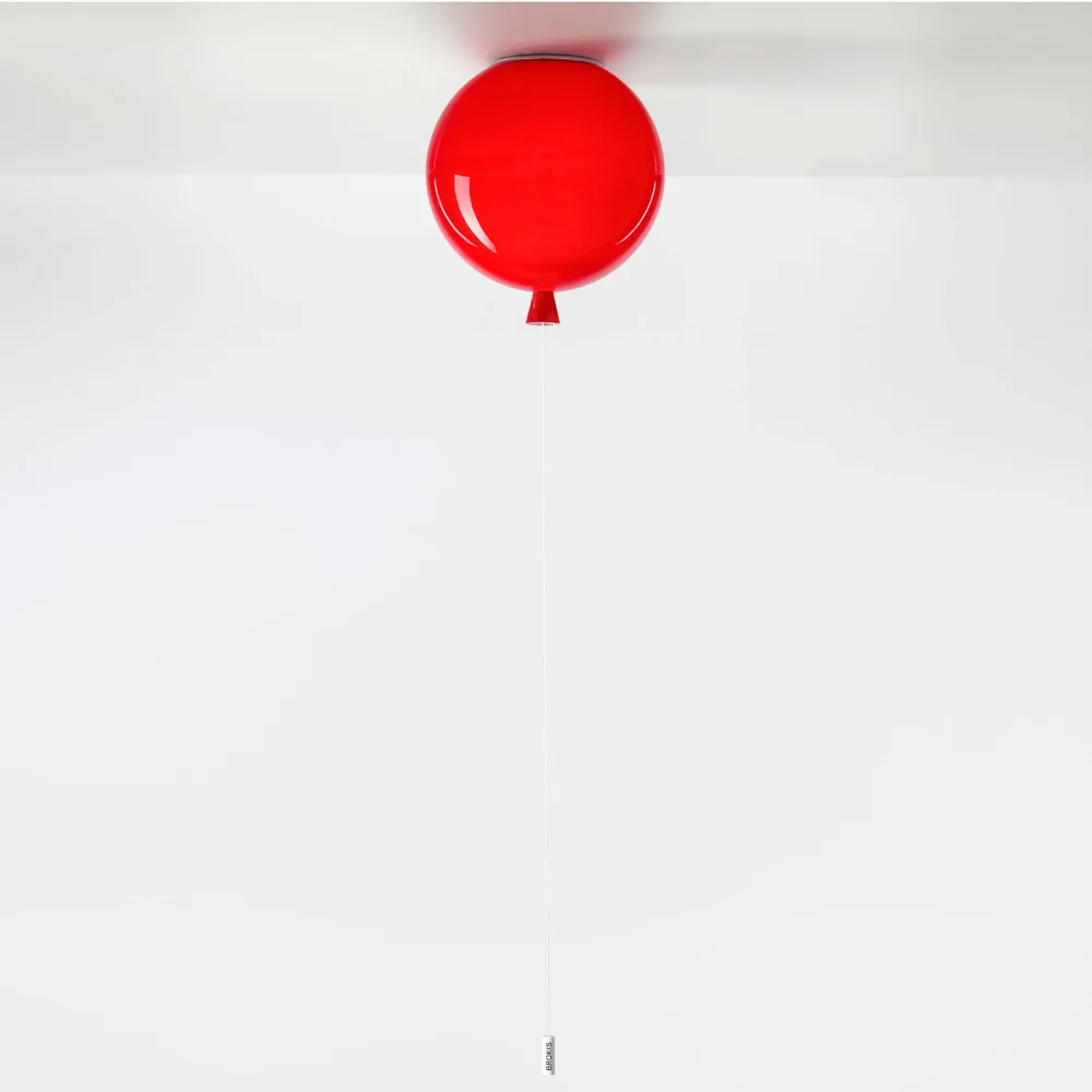 DESROCH RED E27 SEMI FLUSH LAMPS