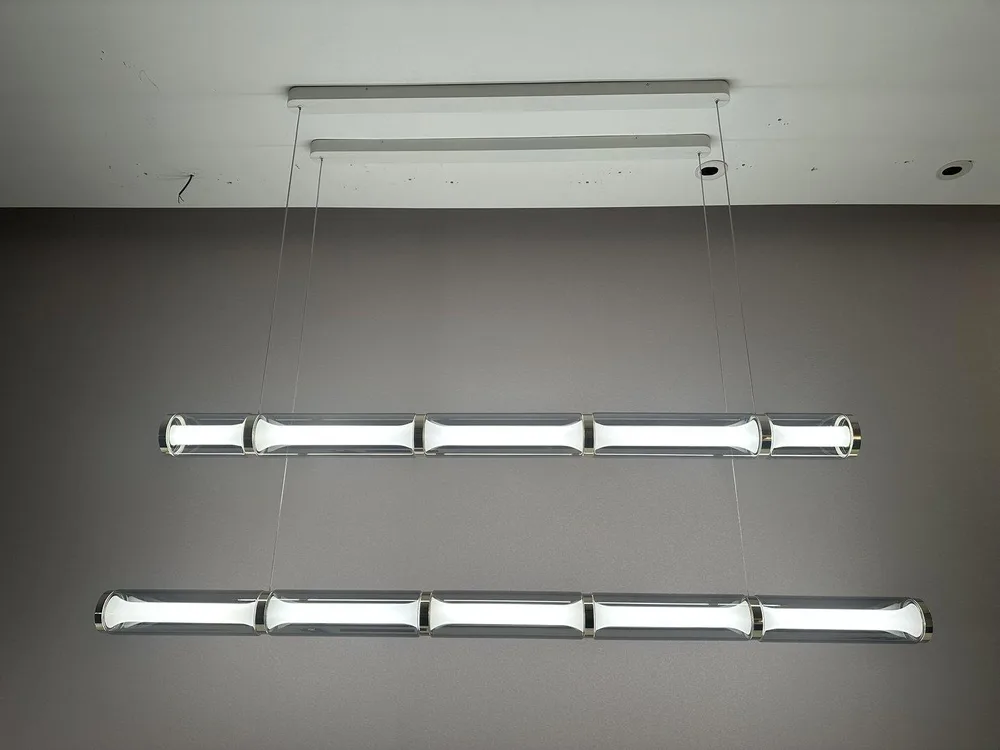 DESROCH LED 40W 3000K GRAY+BLACK PENDANT LIGHT