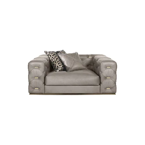 VEROCASA LIVING LUXURY VEROCASA LUXURY SINGLE LEATHER SOFA