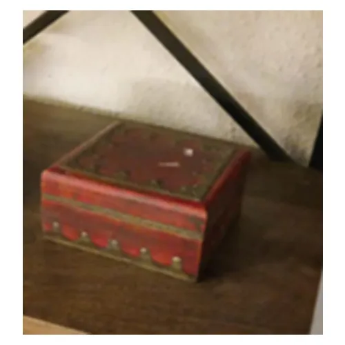 DESROCH DECOR RED WOOD UNIQUE DECORATIVE OBJECT
