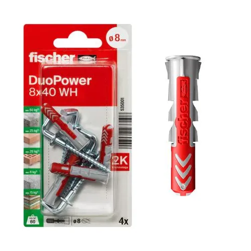 FISCHER DUOPOWER 8X40 WH K NV DIY
