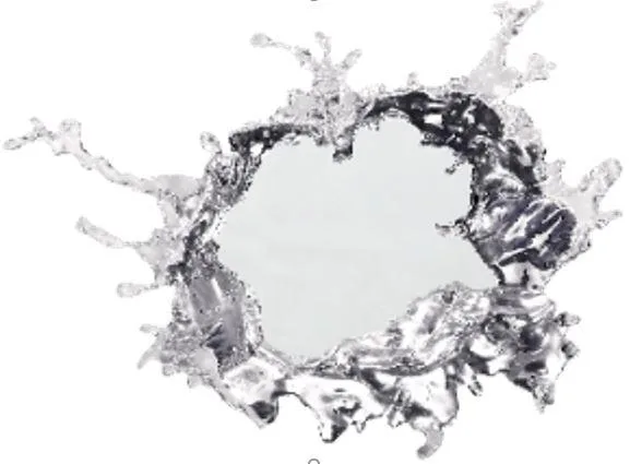 DESROCH CELESTIAL WATER MIRROR LIGHT SILVER