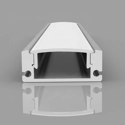 LUMIPRO 2 METER LP.1707.S ALUMINUM PROFILE KIT WITH FROSTED DIFFUSER+END CAPS