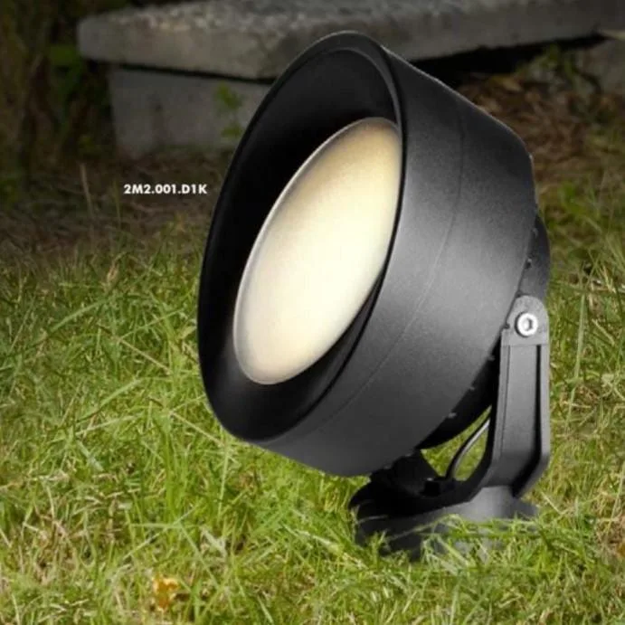 FUMAGALLI TOMMY-EL- SPIKE LIGHT 10W CCT-3K-6.5K SETTABLE GX53 LAMP 220V AC  IP66 BLACK 