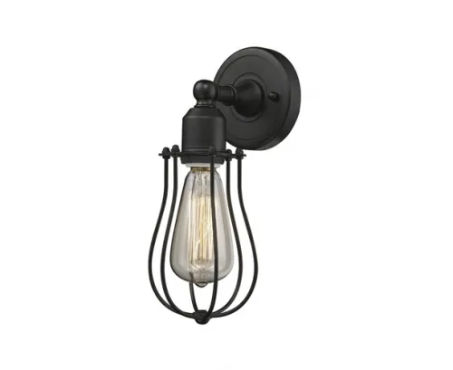LUMILUCE VINTAGE LARIMAR E27x1 BLACK WALL LIGHT