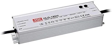 MEANWELL 185W CC+CV LED DRIVER 48V DC 3.9A DIMMABLE IP67