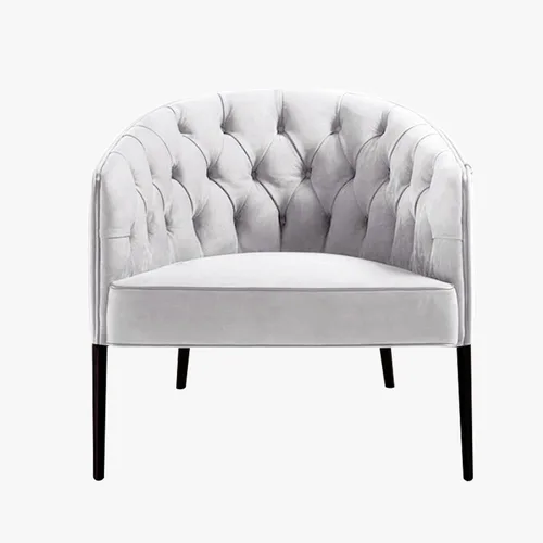 VEROCASA LUXURY LOUNGE CHAIR WITH A SLIGHTLY CURVED EXQUISITE DESIGN