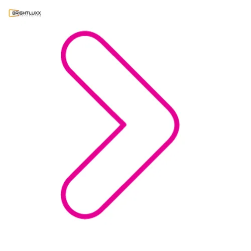 BRIGHTLUXX SYMBOL SIGN PINK NEON SIGN