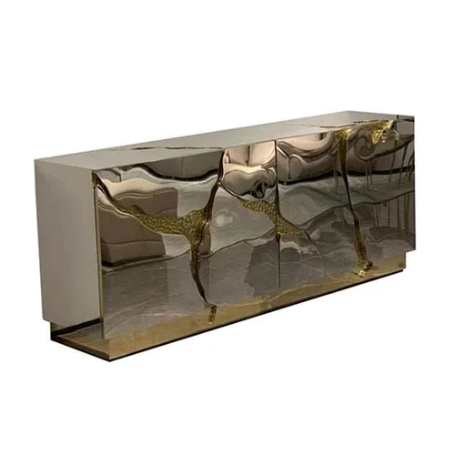 VEROCASA STAINLESS STEEL SIDEBOARDS LIVING FURNITURE