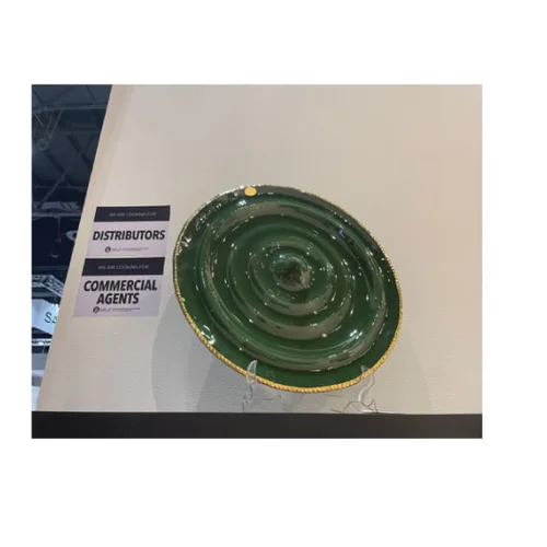 DESROCH GLASS WALL FOREST GREEN COLOR
