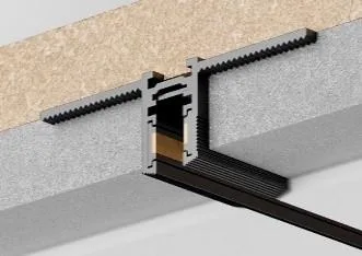 LUMIBRIGHT SLIMPSY Ø50x15xL1000MM TRIMLESS RECESSED TRACK