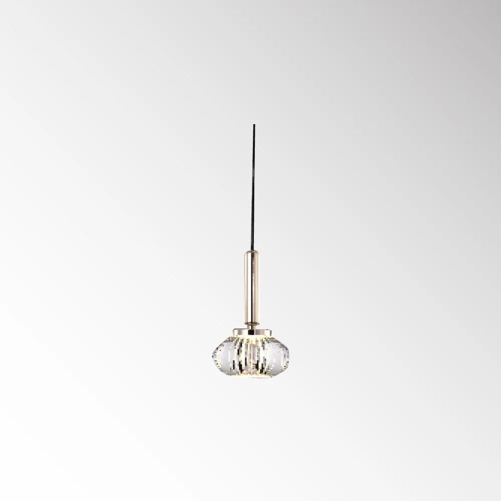 LUMIDECO CRISITO 7W 3000K SATIN GOLDEN SUSPENDED LAMP