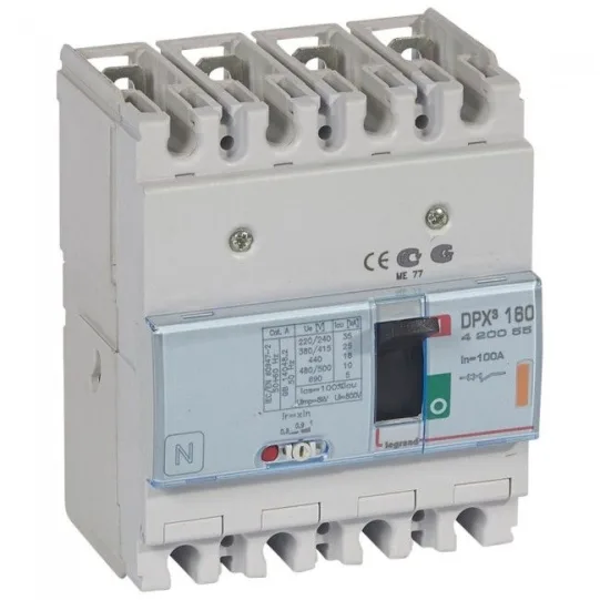 LEGRAND DPX³ 160 TM 4P 100A 25KA