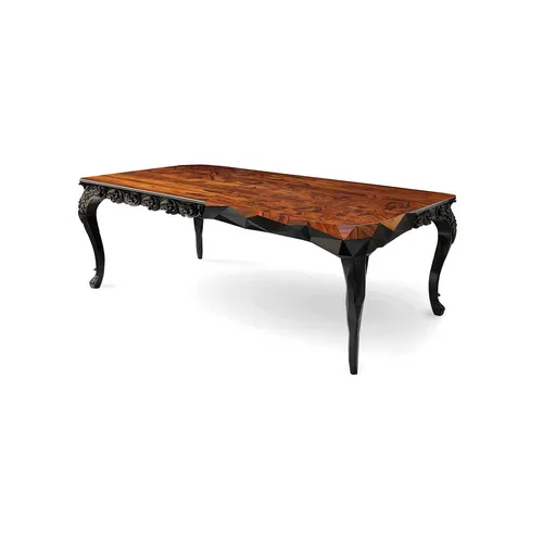 VEROCASA LIVING LUXURY DIAMOND PEBBLE ANDOER CONSOLE TABLE
