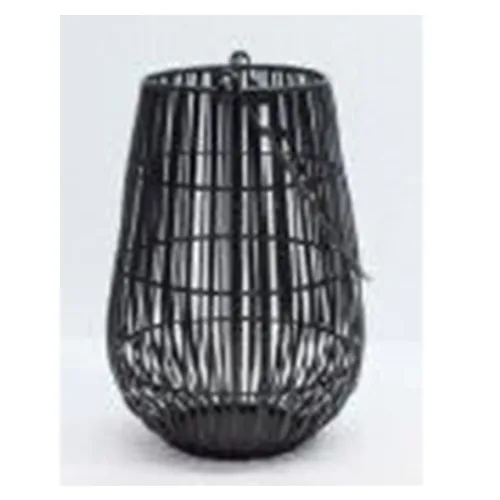 DESROCH CANDLE LIGHT & SCENTS IARON HOMESTEAD BROWN ANTIQUE ZINC LANTERN
