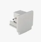 TECHNO LIGHT TRACK LINE 4 WIRE 3PHASE END CAP WHITE