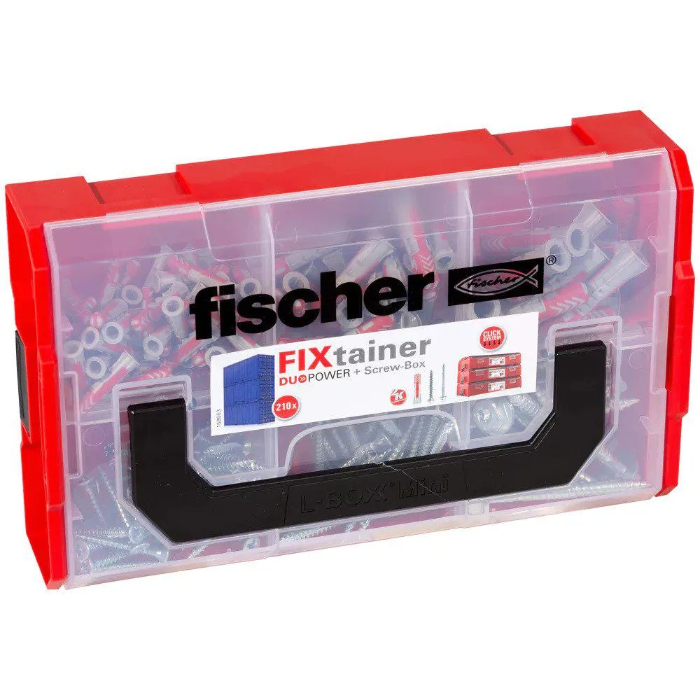 FISCHER FIXTAINER - DUOPOWER AND SCREWS