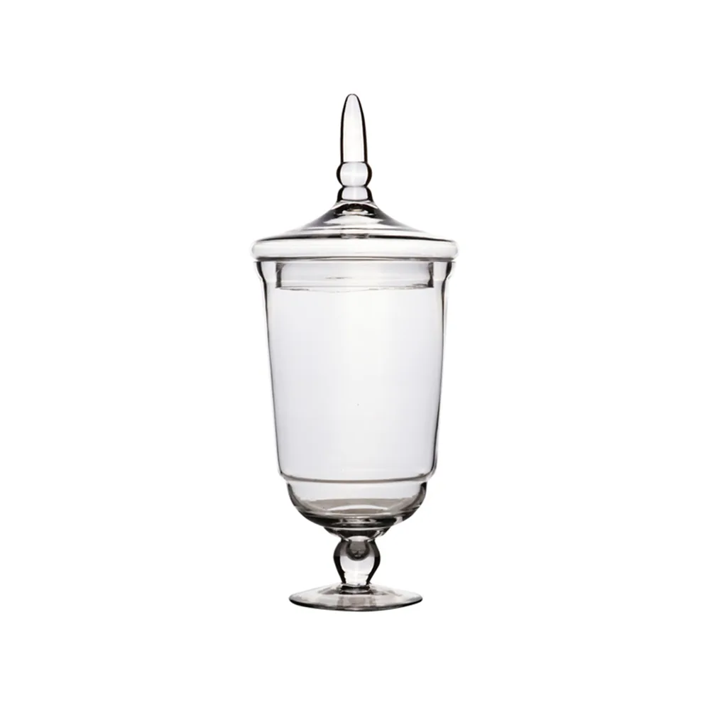 DESROCH DECOR VINTAGE ACCENTS DECORATIVE GLASS JAR