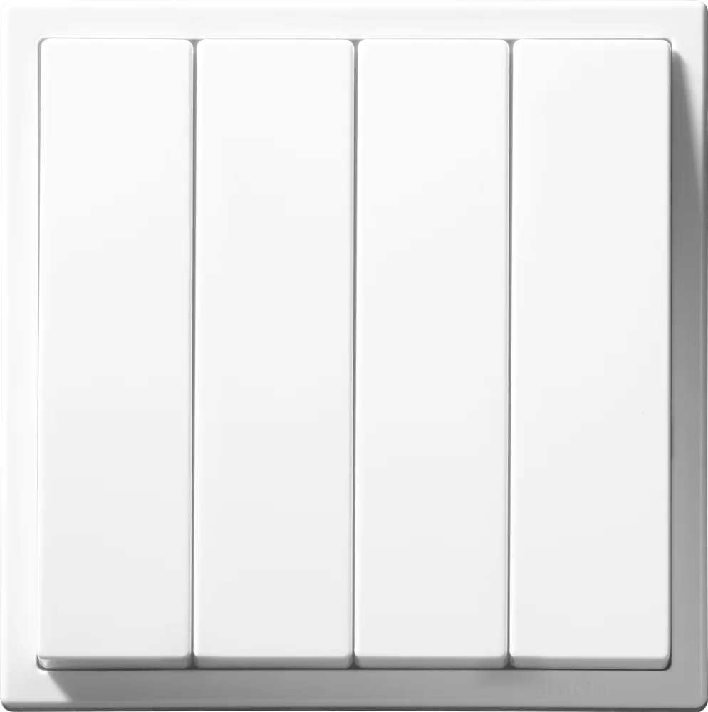 SIMON I7 GOLDEN 4 GANG 1 WAY SWITCH MODULE