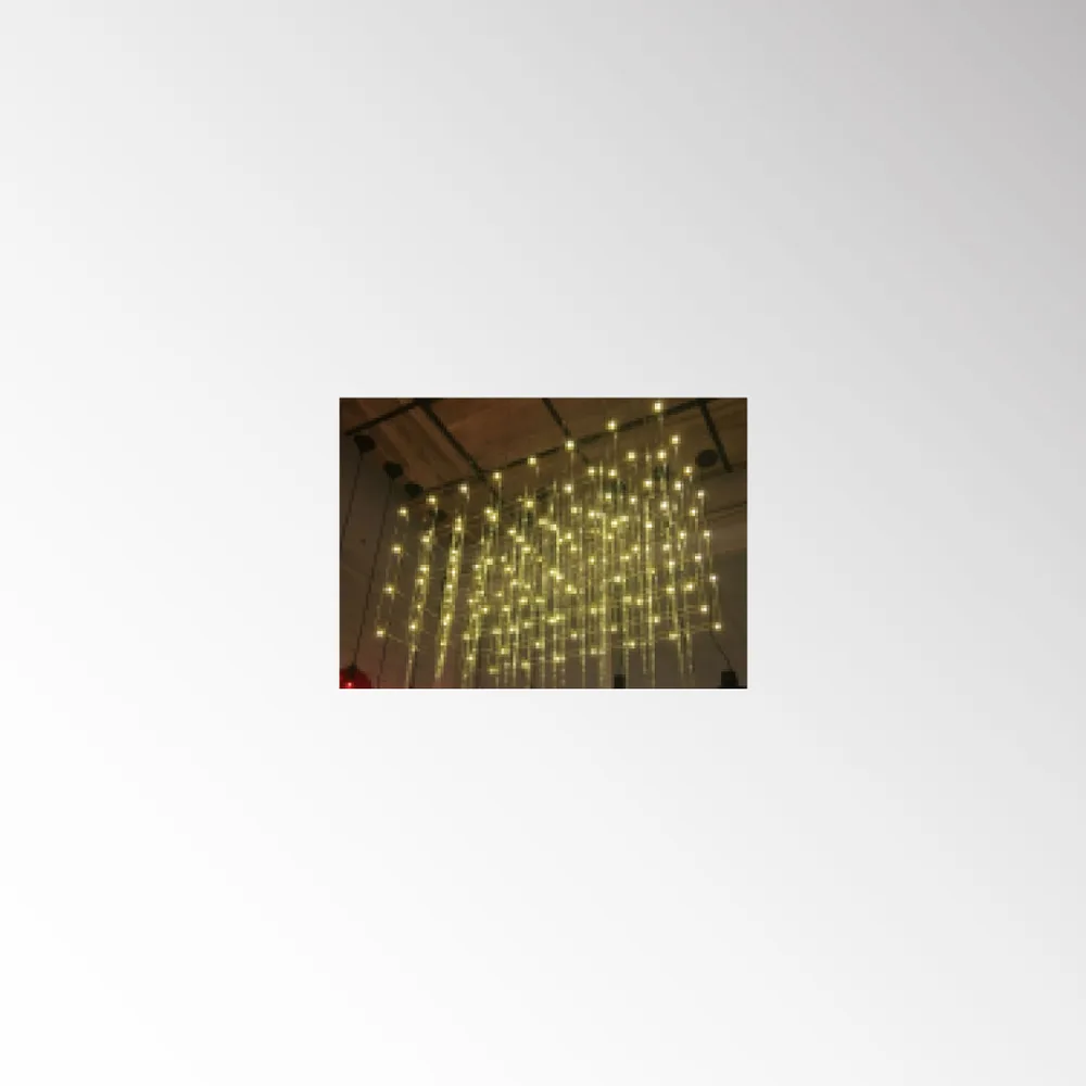 LUMIDECO DORONE 300W SILVER SUSPENDED LAMP