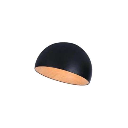 LUMIDECO NICO 24W 3000K BLACK+WOODEN CEILING LIGHT