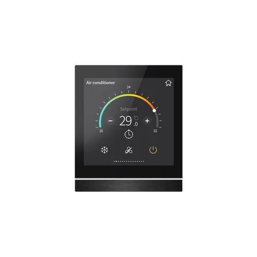Lexa Essenza Series KNX Smart Touch V40s, Black