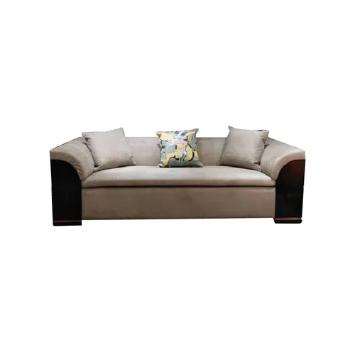 VEROCASA LIVING LUXURY SOLID WOOD FABRIC SPONGE FOUR SEETER SOFA