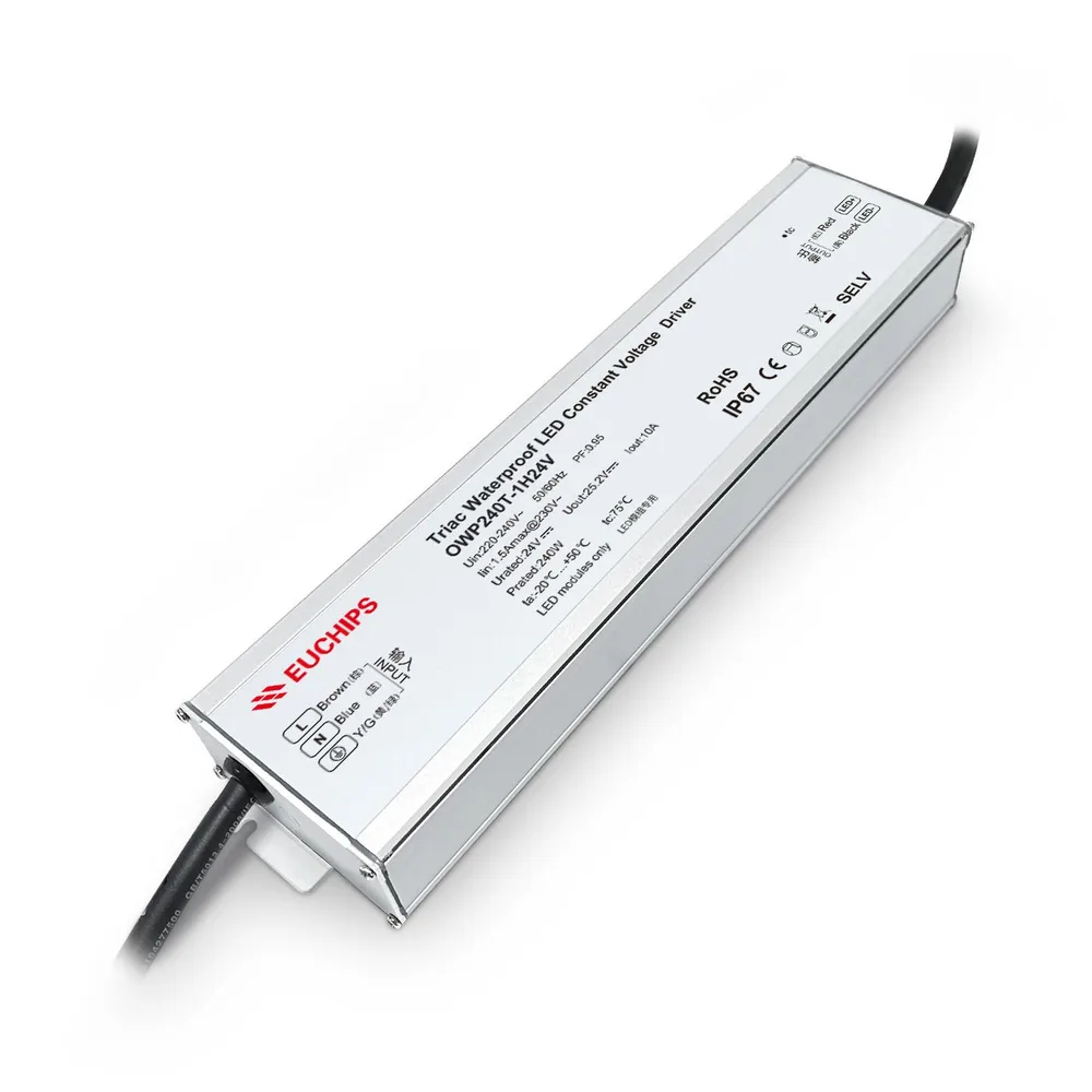 EUCHIPS 240W LED CONSTANT VOLTAGE DRIVER OWP240T-1H24V