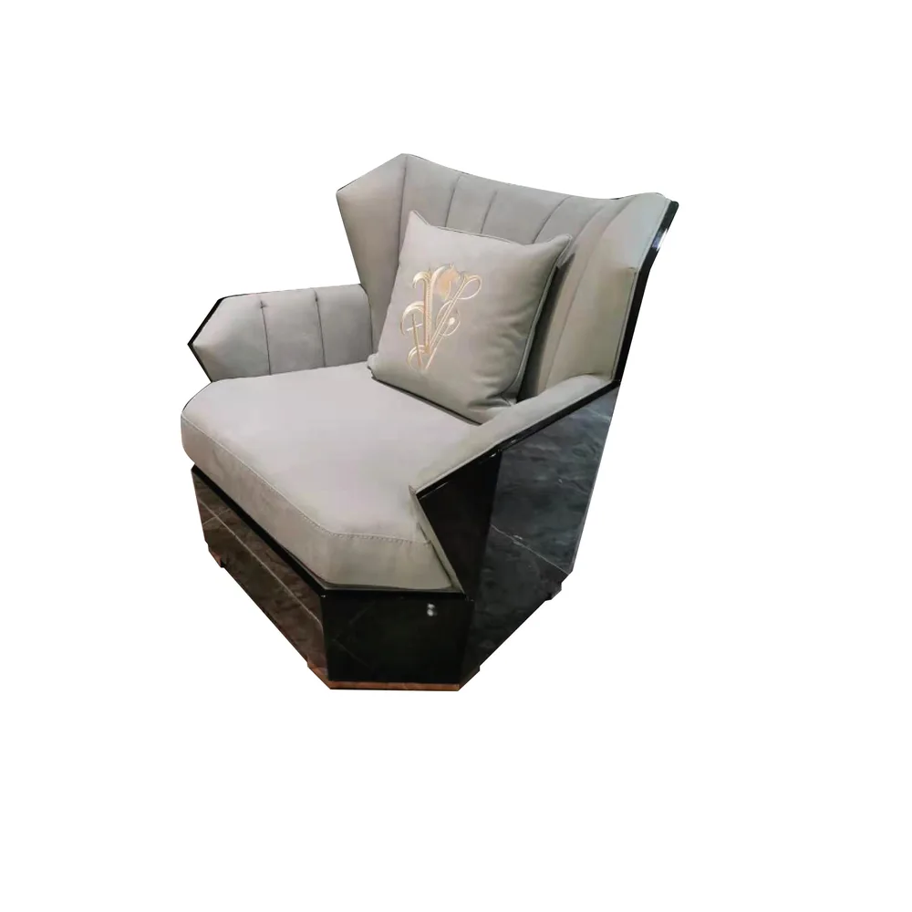 VEROCASA LIVING LUXURY VISHONAIRE CASTO LUXURY FABRIC SOFA