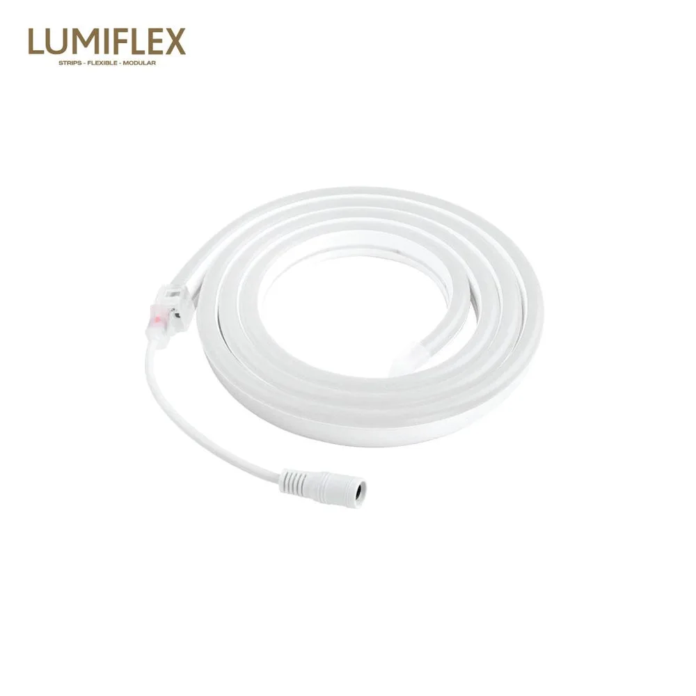 LUMIFLEX SMD 2835 12W/M L3480MM+2930MM+3480MMXW16XH15MM IP68 NEON FLEX WITH STRAIGHT ENTRY AND IP68 CONNECTOR