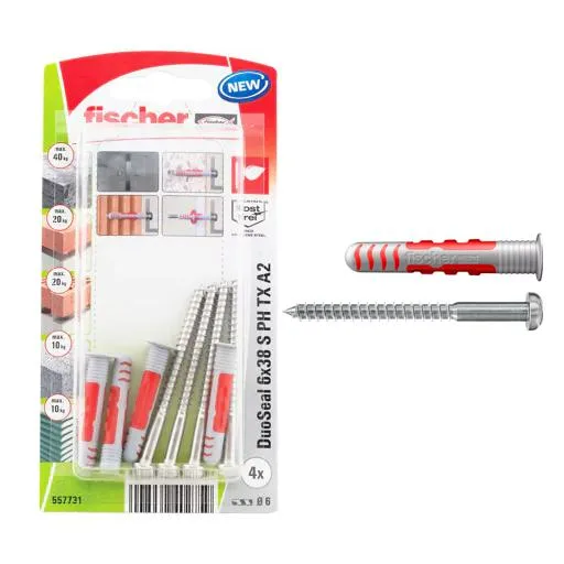 FISCHER DUOSEAL 6X38 S A2 K NV DIY