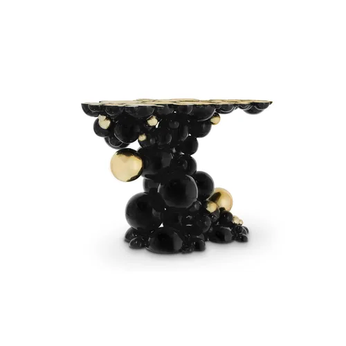 VEROCASA LIVING LUXURY JAKE MOLECULED COFFEE CONSOLE TABLE