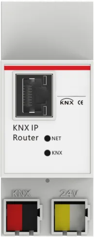 LEX-IPR Series Standard 35mm DIN rail mounting 36×90×64mm PC  Material White Finish Supports communication between KNX and IP;