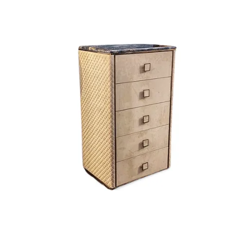 VEROCASA LIVING LUXURY CLASSIC VEROCASA MARBLE & FABRIC OFFICE DRAWERS