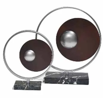 DESROCH DECOR STANDARD BALCK CENTER CIRCLE ORNAMENT