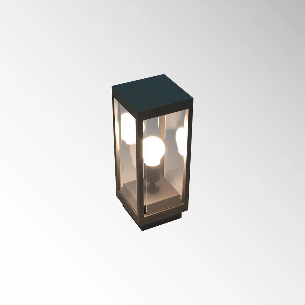 LUMIVILLE URBAN LONDIS E27x1 MATTE DARK GREYBOLLARD LIGHT IP54