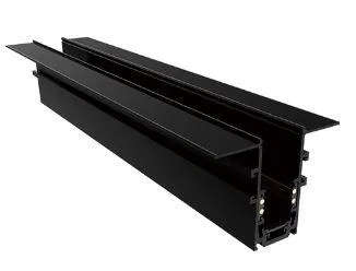 TECHNO LIGHT MAGNETIC TRACK LINE RECESSED 1MTR BLACK 