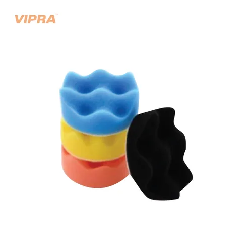 VIPRA CAR POLISHING ORANGE/BLACK/BLUE/YELLOW SPONGE PAD