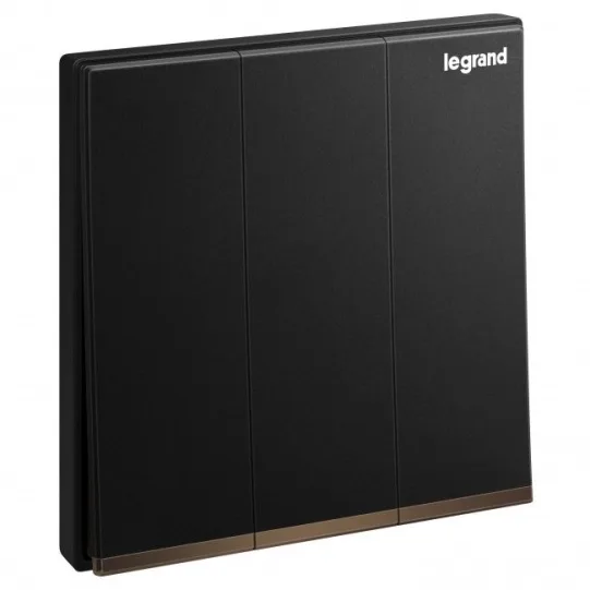 LEGRAND BLACK 3G 2W 16X SWITCH