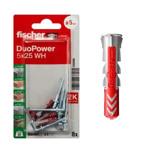 FISCHER DUOPOWER 5X25 WH K NV DIY