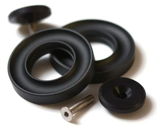 Darkz Feet 2 pcs with fittings I.D. 6 MM