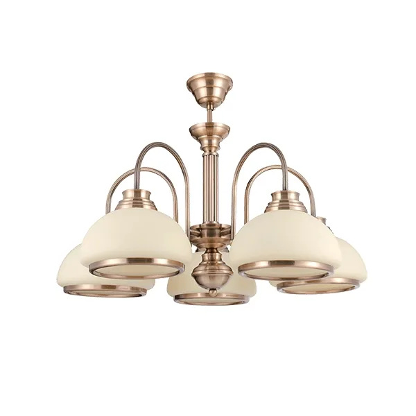 ELMARK KRISTA CHANDELIER 5XE27 GOLDEN COOPER BRASS
